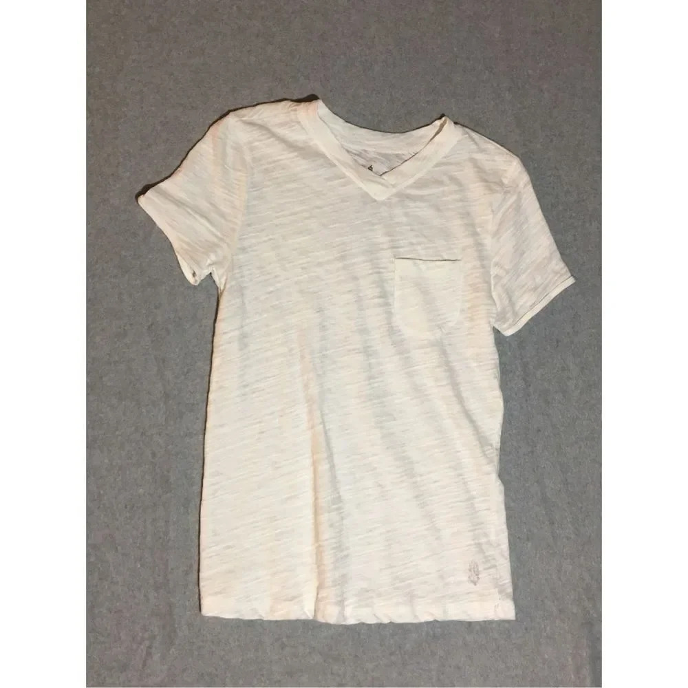 Womens Free People Movement Shirt Size Small White V Neck Workout Athletic